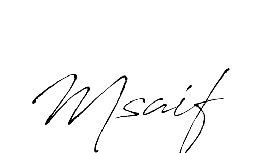 How to make Msaif name signature. Use Antro_Vectra style for creating short signs online. This is the latest handwritten sign. Msaif signature style 6 images and pictures png