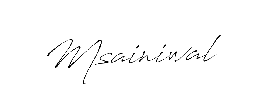 It looks lik you need a new signature style for name Msainiwal. Design unique handwritten (Antro_Vectra) signature with our free signature maker in just a few clicks. Msainiwal signature style 6 images and pictures png