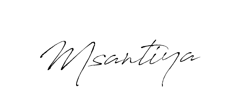 How to make Msantiya name signature. Use Antro_Vectra style for creating short signs online. This is the latest handwritten sign. Msantiya signature style 6 images and pictures png