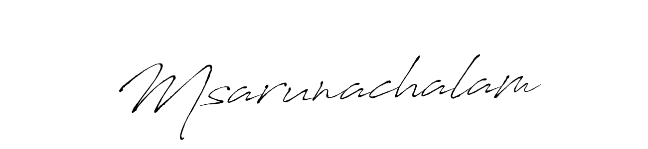 Make a beautiful signature design for name Msarunachalam. Use this online signature maker to create a handwritten signature for free. Msarunachalam signature style 6 images and pictures png