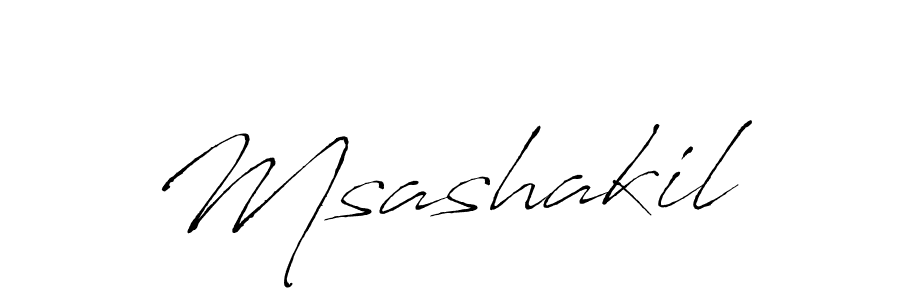 The best way (Antro_Vectra) to make a short signature is to pick only two or three words in your name. The name Msashakil include a total of six letters. For converting this name. Msashakil signature style 6 images and pictures png