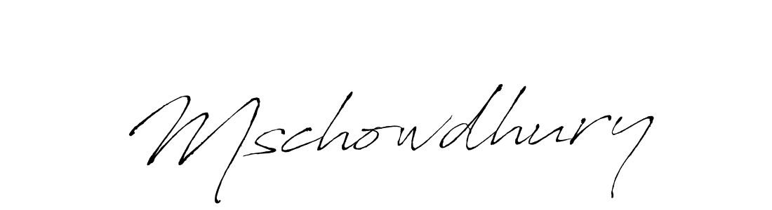 Make a beautiful signature design for name Mschowdhury. Use this online signature maker to create a handwritten signature for free. Mschowdhury signature style 6 images and pictures png