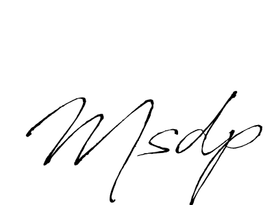 Create a beautiful signature design for name Msdp. With this signature (Antro_Vectra) fonts, you can make a handwritten signature for free. Msdp signature style 6 images and pictures png