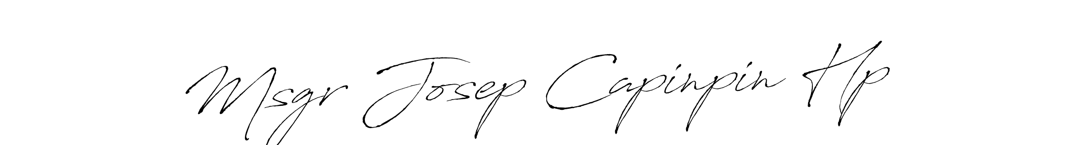 Make a beautiful signature design for name Msgr Josep Capinpin Hp. Use this online signature maker to create a handwritten signature for free. Msgr Josep Capinpin Hp signature style 6 images and pictures png