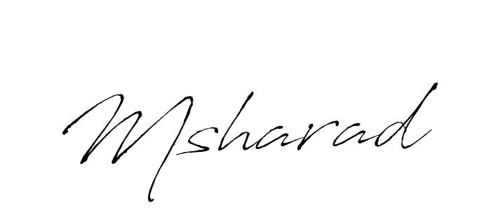 Also we have Msharad name is the best signature style. Create professional handwritten signature collection using Antro_Vectra autograph style. Msharad signature style 6 images and pictures png