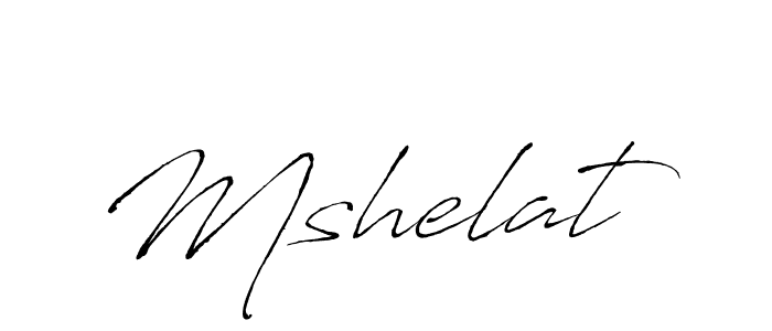 Mshelat stylish signature style. Best Handwritten Sign (Antro_Vectra) for my name. Handwritten Signature Collection Ideas for my name Mshelat. Mshelat signature style 6 images and pictures png