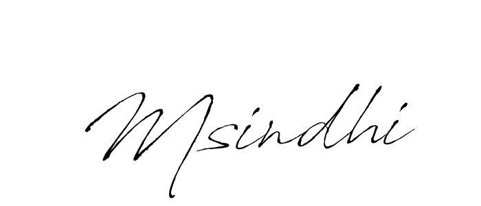 The best way (Antro_Vectra) to make a short signature is to pick only two or three words in your name. The name Msindhi include a total of six letters. For converting this name. Msindhi signature style 6 images and pictures png