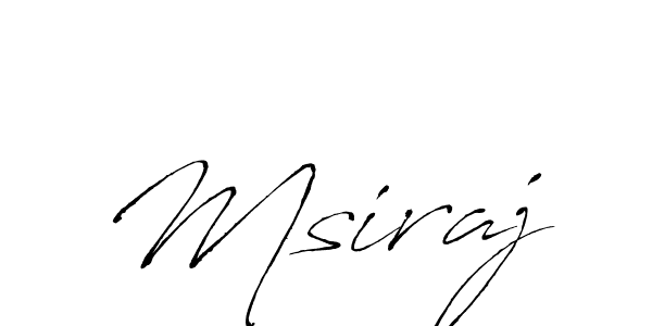 Also we have Msiraj name is the best signature style. Create professional handwritten signature collection using Antro_Vectra autograph style. Msiraj signature style 6 images and pictures png