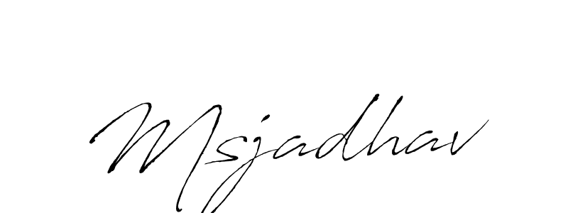 Also we have Msjadhav name is the best signature style. Create professional handwritten signature collection using Antro_Vectra autograph style. Msjadhav signature style 6 images and pictures png