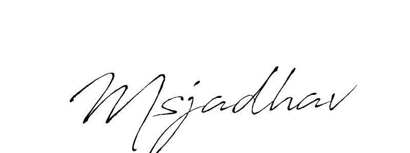 Make a beautiful signature design for name Msjadhav. Use this online signature maker to create a handwritten signature for free. Msjadhav signature style 6 images and pictures png
