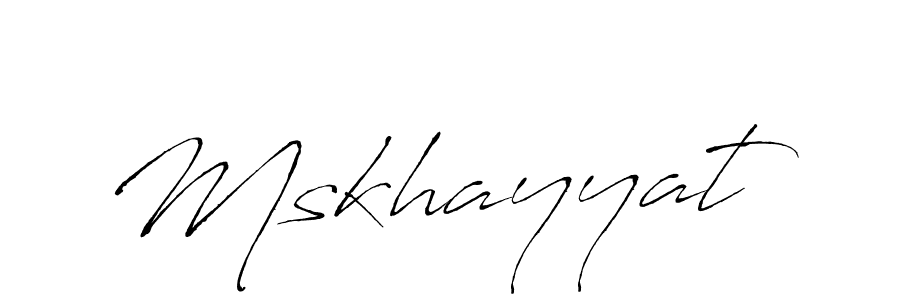 How to make Mskhayyat name signature. Use Antro_Vectra style for creating short signs online. This is the latest handwritten sign. Mskhayyat signature style 6 images and pictures png