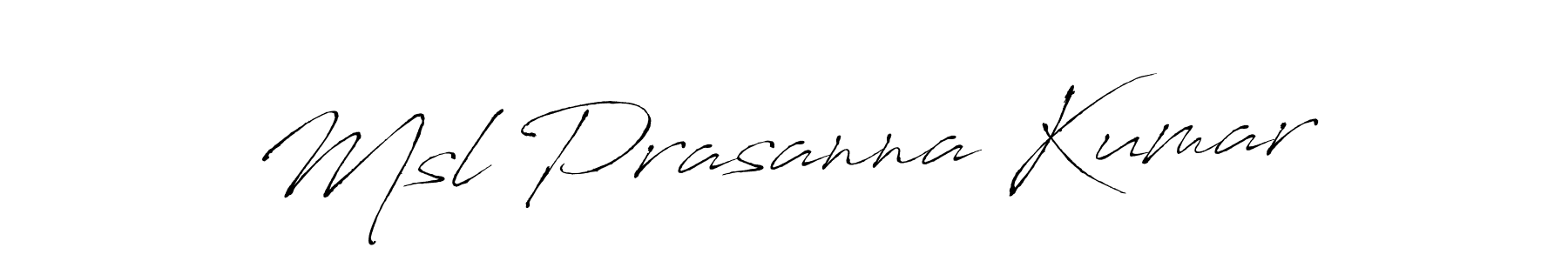 if you are searching for the best signature style for your name Msl Prasanna Kumar. so please give up your signature search. here we have designed multiple signature styles  using Antro_Vectra. Msl Prasanna Kumar signature style 6 images and pictures png