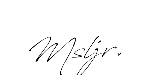 Best and Professional Signature Style for Msljr.. Antro_Vectra Best Signature Style Collection. Msljr. signature style 6 images and pictures png