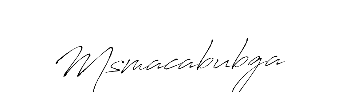 Design your own signature with our free online signature maker. With this signature software, you can create a handwritten (Antro_Vectra) signature for name Msmacabubga. Msmacabubga signature style 6 images and pictures png