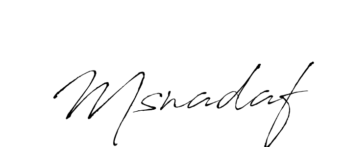Msnadaf stylish signature style. Best Handwritten Sign (Antro_Vectra) for my name. Handwritten Signature Collection Ideas for my name Msnadaf. Msnadaf signature style 6 images and pictures png
