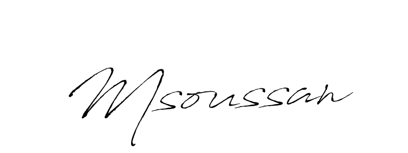 Also You can easily find your signature by using the search form. We will create Msoussan name handwritten signature images for you free of cost using Antro_Vectra sign style. Msoussan signature style 6 images and pictures png