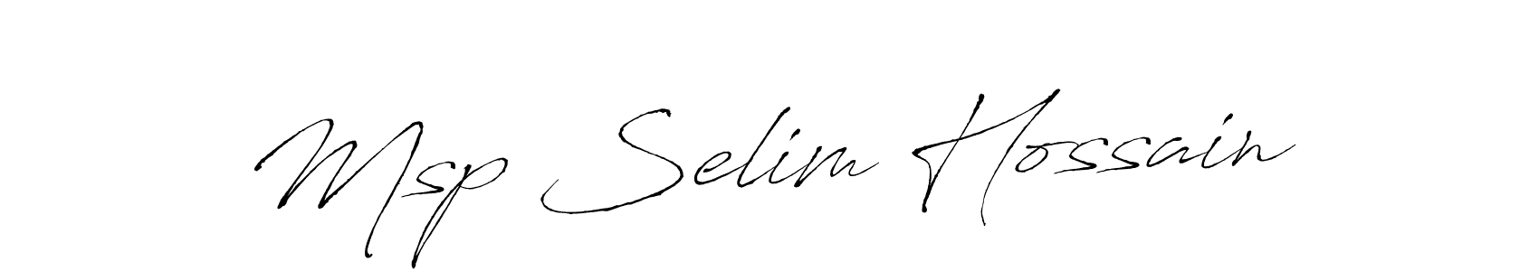 Antro_Vectra is a professional signature style that is perfect for those who want to add a touch of class to their signature. It is also a great choice for those who want to make their signature more unique. Get Msp Selim Hossain name to fancy signature for free. Msp Selim Hossain signature style 6 images and pictures png