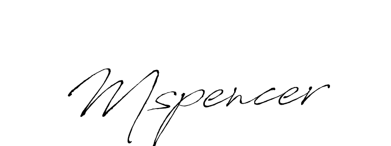 How to make Mspencer name signature. Use Antro_Vectra style for creating short signs online. This is the latest handwritten sign. Mspencer signature style 6 images and pictures png