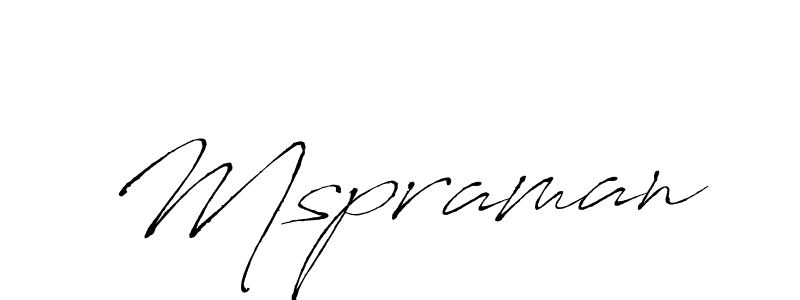 How to make Mspraman name signature. Use Antro_Vectra style for creating short signs online. This is the latest handwritten sign. Mspraman signature style 6 images and pictures png