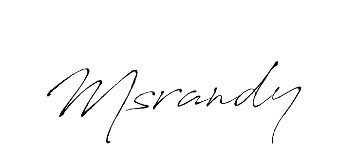 Design your own signature with our free online signature maker. With this signature software, you can create a handwritten (Antro_Vectra) signature for name Msrandy. Msrandy signature style 6 images and pictures png