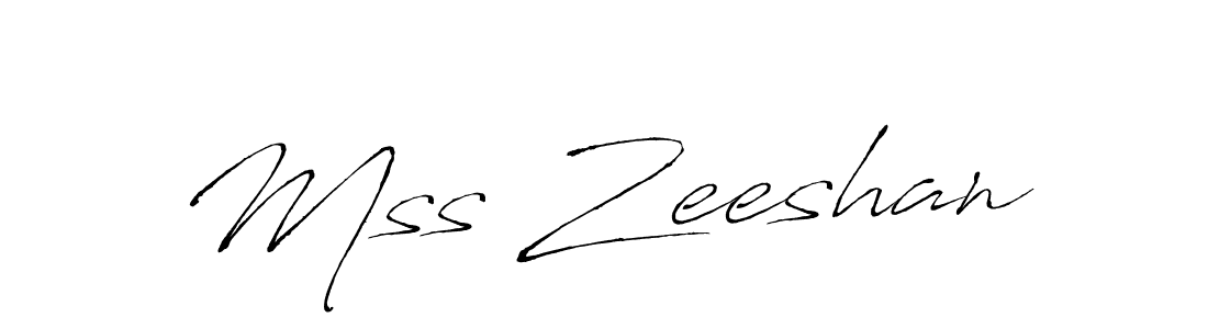 Antro_Vectra is a professional signature style that is perfect for those who want to add a touch of class to their signature. It is also a great choice for those who want to make their signature more unique. Get Mss Zeeshan name to fancy signature for free. Mss Zeeshan signature style 6 images and pictures png