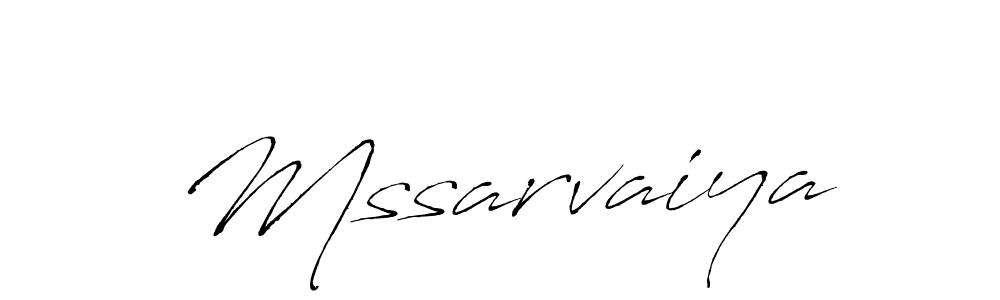 It looks lik you need a new signature style for name Mssarvaiya. Design unique handwritten (Antro_Vectra) signature with our free signature maker in just a few clicks. Mssarvaiya signature style 6 images and pictures png