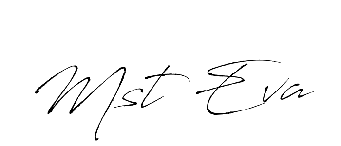 You should practise on your own different ways (Antro_Vectra) to write your name (Mst Eva) in signature. don't let someone else do it for you. Mst Eva signature style 6 images and pictures png