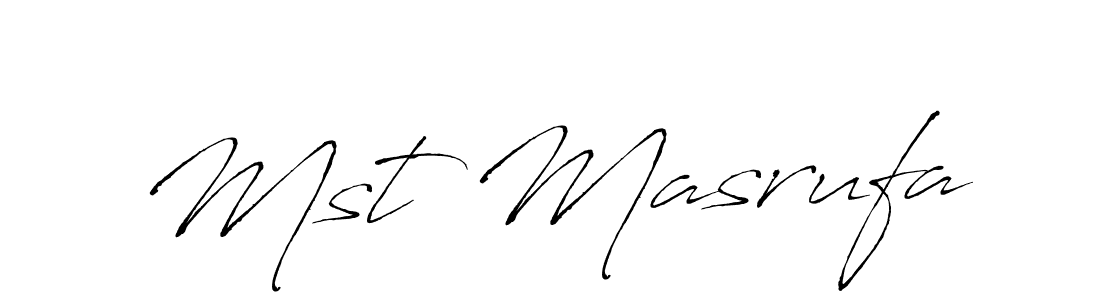 Make a beautiful signature design for name Mst Masrufa. Use this online signature maker to create a handwritten signature for free. Mst Masrufa signature style 6 images and pictures png