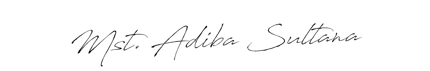 Make a short Mst. Adiba Sultana signature style. Manage your documents anywhere anytime using Antro_Vectra. Create and add eSignatures, submit forms, share and send files easily. Mst. Adiba Sultana signature style 6 images and pictures png