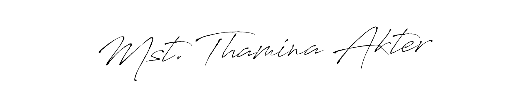 You should practise on your own different ways (Antro_Vectra) to write your name (Mst. Thamina Akter) in signature. don't let someone else do it for you. Mst. Thamina Akter signature style 6 images and pictures png