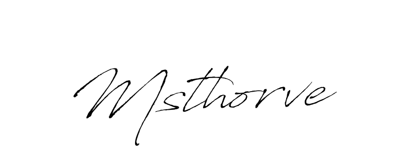 Msthorve stylish signature style. Best Handwritten Sign (Antro_Vectra) for my name. Handwritten Signature Collection Ideas for my name Msthorve. Msthorve signature style 6 images and pictures png