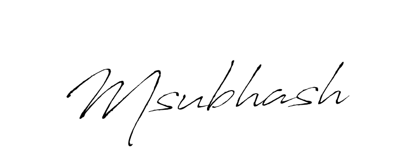 Once you've used our free online signature maker to create your best signature Antro_Vectra style, it's time to enjoy all of the benefits that Msubhash name signing documents. Msubhash signature style 6 images and pictures png