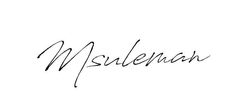 You should practise on your own different ways (Antro_Vectra) to write your name (Msuleman) in signature. don't let someone else do it for you. Msuleman signature style 6 images and pictures png