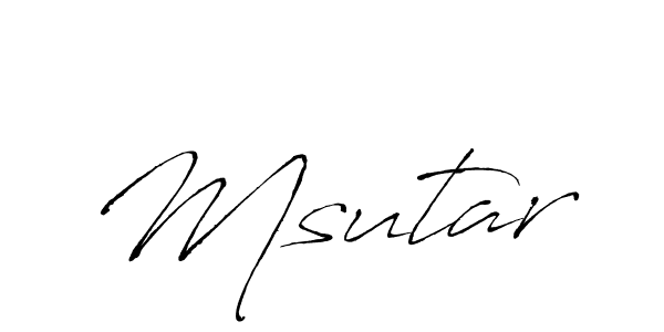 Antro_Vectra is a professional signature style that is perfect for those who want to add a touch of class to their signature. It is also a great choice for those who want to make their signature more unique. Get Msutar name to fancy signature for free. Msutar signature style 6 images and pictures png