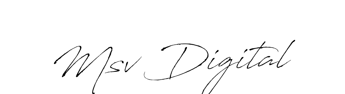 The best way (Antro_Vectra) to make a short signature is to pick only two or three words in your name. The name Msv Digital include a total of six letters. For converting this name. Msv Digital signature style 6 images and pictures png