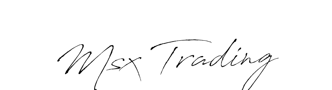 You should practise on your own different ways (Antro_Vectra) to write your name (Msx Trading) in signature. don't let someone else do it for you. Msx Trading signature style 6 images and pictures png