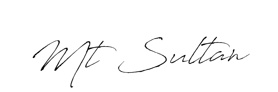 Mt Sultan stylish signature style. Best Handwritten Sign (Antro_Vectra) for my name. Handwritten Signature Collection Ideas for my name Mt Sultan. Mt Sultan signature style 6 images and pictures png