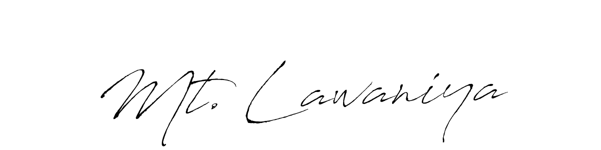 if you are searching for the best signature style for your name Mt. Lawaniya. so please give up your signature search. here we have designed multiple signature styles  using Antro_Vectra. Mt. Lawaniya signature style 6 images and pictures png