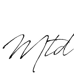 if you are searching for the best signature style for your name Mtd. so please give up your signature search. here we have designed multiple signature styles  using Antro_Vectra. Mtd signature style 6 images and pictures png