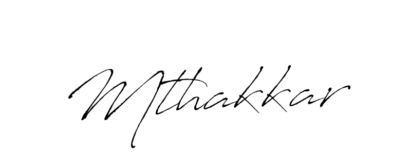 Design your own signature with our free online signature maker. With this signature software, you can create a handwritten (Antro_Vectra) signature for name Mthakkar. Mthakkar signature style 6 images and pictures png