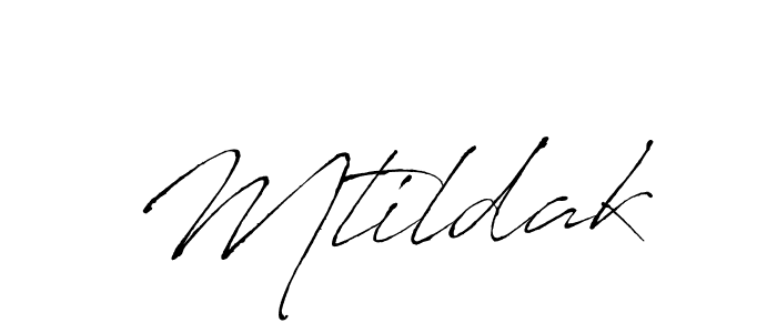 The best way (Antro_Vectra) to make a short signature is to pick only two or three words in your name. The name Mtildak include a total of six letters. For converting this name. Mtildak signature style 6 images and pictures png
