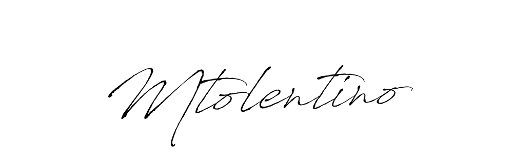 The best way (Antro_Vectra) to make a short signature is to pick only two or three words in your name. The name Mtolentino include a total of six letters. For converting this name. Mtolentino signature style 6 images and pictures png