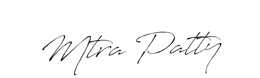 You should practise on your own different ways (Antro_Vectra) to write your name (Mtra Patty) in signature. don't let someone else do it for you. Mtra Patty signature style 6 images and pictures png