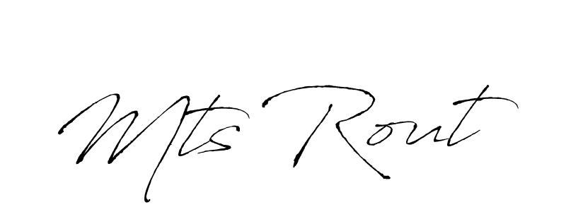 How to make Mts Rout name signature. Use Antro_Vectra style for creating short signs online. This is the latest handwritten sign. Mts Rout signature style 6 images and pictures png