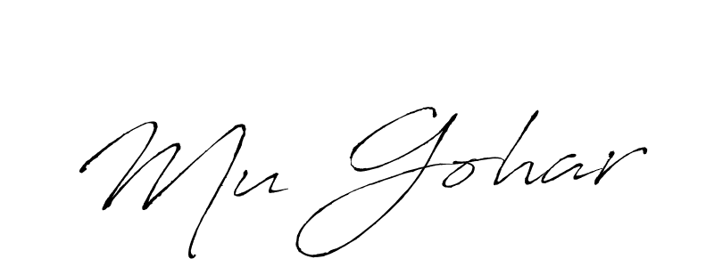 Make a beautiful signature design for name Mu Gohar. Use this online signature maker to create a handwritten signature for free. Mu Gohar signature style 6 images and pictures png