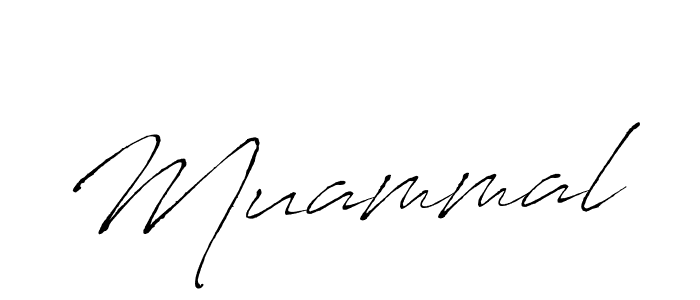 Create a beautiful signature design for name Muammal. With this signature (Antro_Vectra) fonts, you can make a handwritten signature for free. Muammal signature style 6 images and pictures png