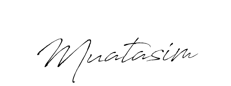 Muatasim stylish signature style. Best Handwritten Sign (Antro_Vectra) for my name. Handwritten Signature Collection Ideas for my name Muatasim. Muatasim signature style 6 images and pictures png