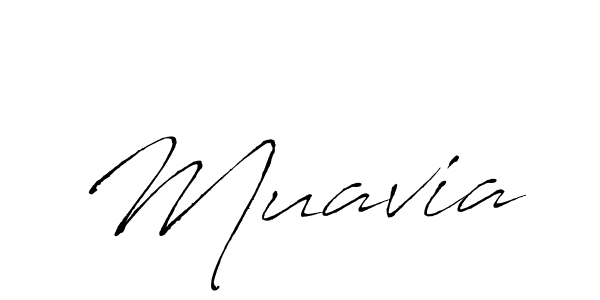 Also we have Muavia name is the best signature style. Create professional handwritten signature collection using Antro_Vectra autograph style. Muavia signature style 6 images and pictures png