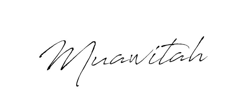 Also we have Muawitah name is the best signature style. Create professional handwritten signature collection using Antro_Vectra autograph style. Muawitah signature style 6 images and pictures png