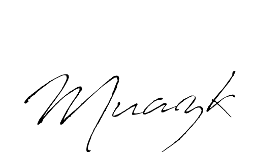 Create a beautiful signature design for name Muazk. With this signature (Antro_Vectra) fonts, you can make a handwritten signature for free. Muazk signature style 6 images and pictures png